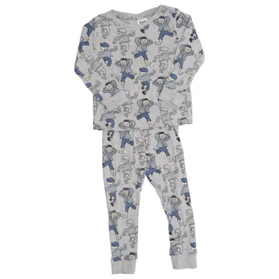 Pyjamasz (Grå, Blå) fra Martinex Bomuld