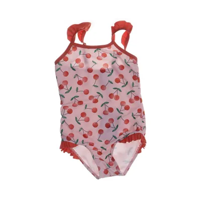 Baddräkt (Rosa, Röd, Grön) från Pusblu Elastan, Polyester