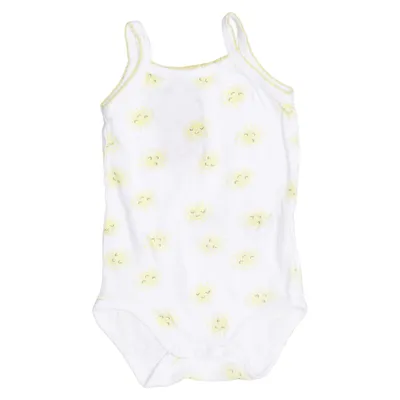 Body (Blanc, Jaune) de Pocopiano Coton biologique