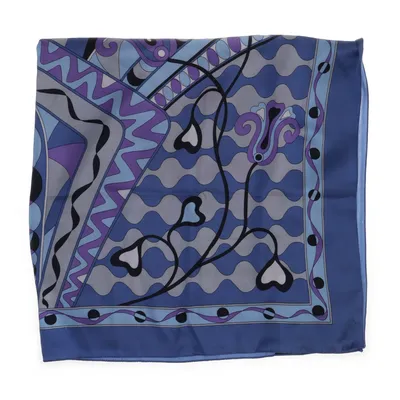 Neckerchief (Blue, Multicolored) from Tie Rack Polyester