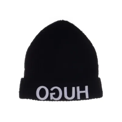 Beaniemössa (Svart) från Hugo Polyamid, Ull