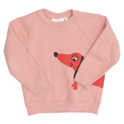 Sweatshirt (Pink, Red) from Mini Rodini Organic cotton