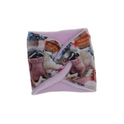 Neck warmer (Pink, Multicolored)