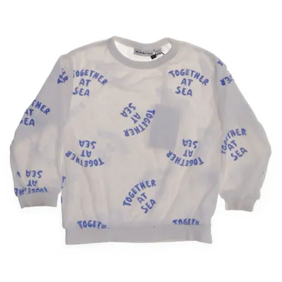 Sweatshirt (Wit, Blauw) van Minories