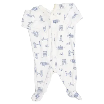 Rompers (White, Blue) from Petit Bateau