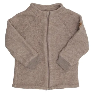 Veste polaire (Beige) de Mikk-line Laine de mouton, Polyester