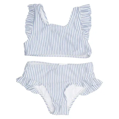 Bikini (Bleu, Blanc) de Rikiki Élasthane, Polyamide, Polyester