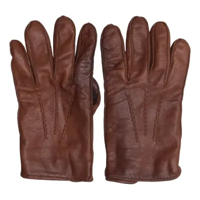 Gants en cuir (Marron)