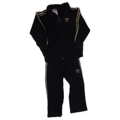 Träningsset (Svart, Gul) från Adidas Bomull