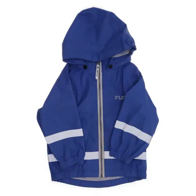 Regenjack (Blauw) van Funk by Lager 157 Polyurethaan, Polyester