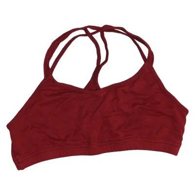 Sports bra (Red) from Guru Shop Elastane, Viscose