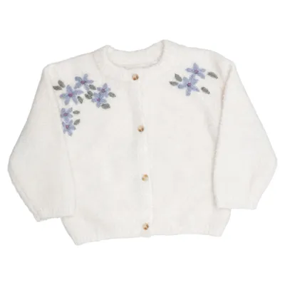 Cardigan (Hvid, Blå, Flerfarvet) fra Zara Elastan, Polyester
