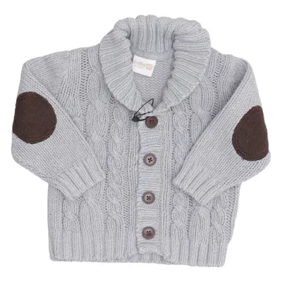 Cardigan (Gris) de Baby by Lindex Acrylique, Coton