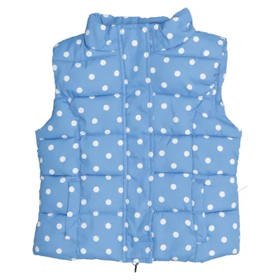 Outer vest (Blue, White) from Young Dimension Polyester