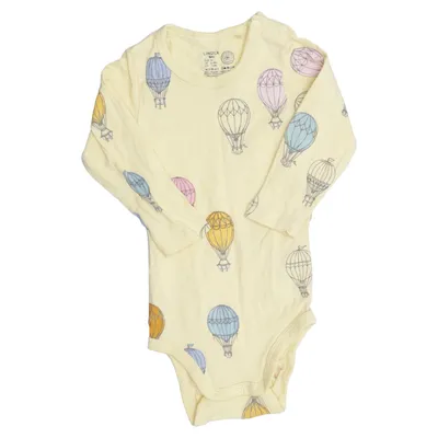 Body (Yellow, Multicolored) from Lindex Baby Cotton, Elastane