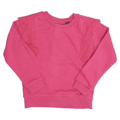 Sweatshirt (Roze) van Twoday Katoen, Polyester