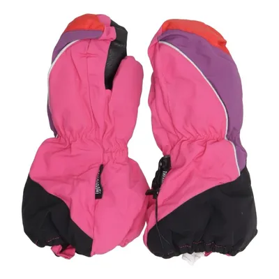 Mittens (Pink, Multicolored) from Thermofibre Polyamide, Polyester