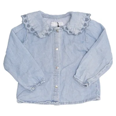 Chemise en jean (Bleu) de Zara