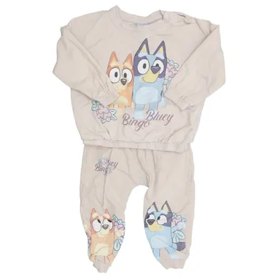 Mjukisset (Beige, Flerfärgad) från Bluey Bomull, Elastan