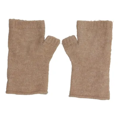 Vingerloze handschoenen (Beige) van Black Colour Wol, Viscose, Polyester, Polyamide