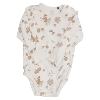 Body (Beige, Flerfärgad) från Lindex Baby Bomull, Elastan