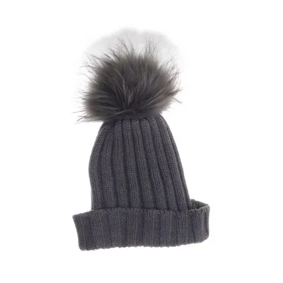 Bobble hat (Gray) from Ego Merino wool