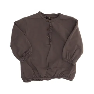Henley shirt (Bruin) van Lev Elastaan, Organisch katoen