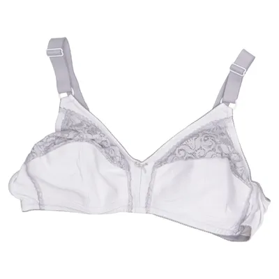 Bralette (Wit, Blauw) van Hop Lun Katoen, Elastaan, Polyamide