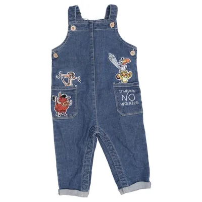 Tuinbroek (Blauw) van Disney by Primark Katoen, Elastaan