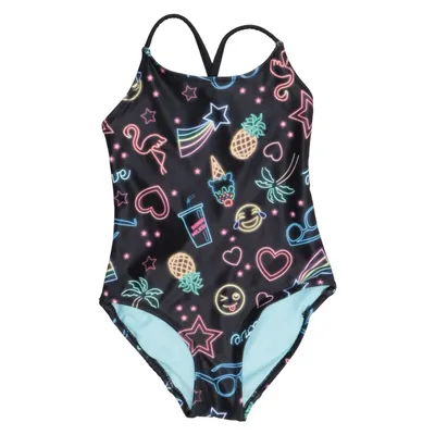 Maillot de bain une pièce (Noir) de H&M Polyester, Élasthane