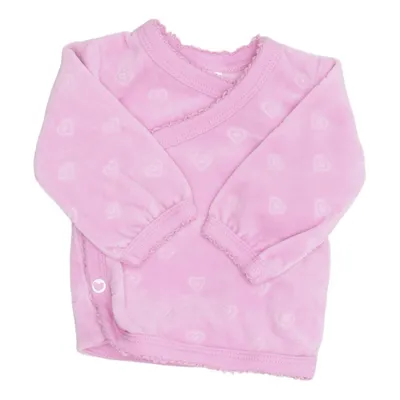 Cardigan cache-cœur (Rose) de Baby Club Coton, Polyester