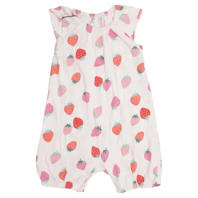 Barboteuse (Rose, Rouge, Vert) de Lindex Baby Coton