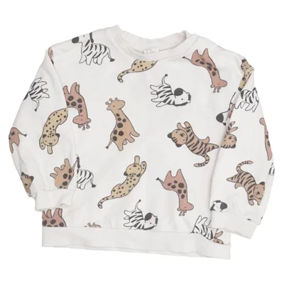 Sweatshirt (Meerkleurig, Wit) van H&M Katoen