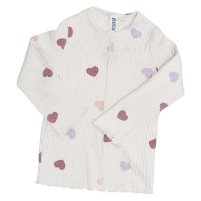 Långärmad t-shirt (Beige, Flerfärgad) från Rikiki Bomull, Elastan