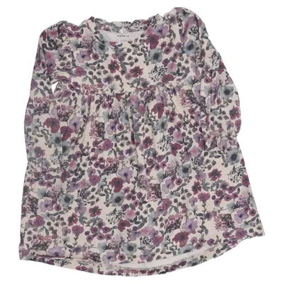 Dress (Purple, Gray, Multicolored) from Name It Elastane, Modal, Organic cotton