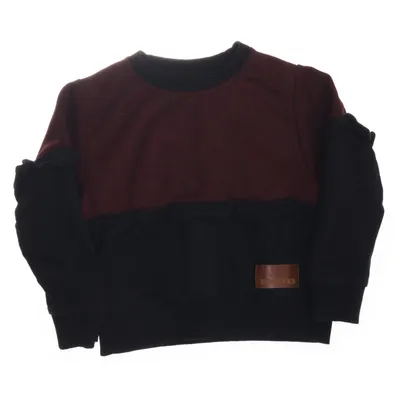 Sweatshirt (Schwarz, Rot)