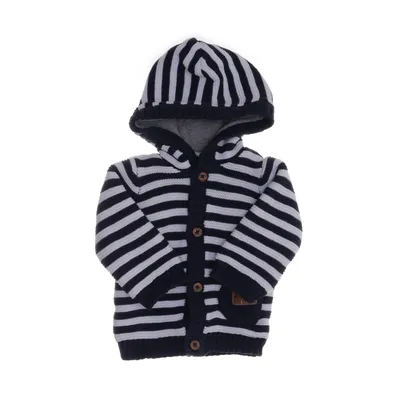 Cardigan (Blå, Hvid) fra Topomini Bomuld, Elastan, Viscose