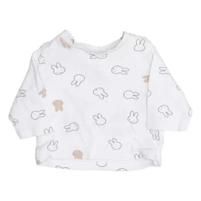 T-shirt à manches longues (Blanc, Beige) de Miffy Coton