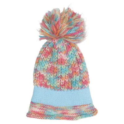 Bobble hat (Blue, Multicolored) from Robin Ruth Acrylic