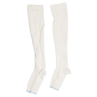 Compressiesokken (Beige) van Mabs Katoen, Elastaan, Polyamide