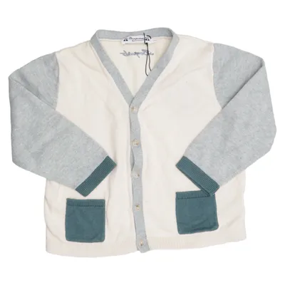 Cardigan (Beige, Gris, Vert) de Bonpoint Cachemire, Coton
