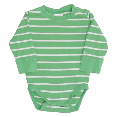Body (Vert, Blanc) de Lindex Baby Coton