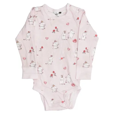 Body (Pink) fra Moomin by Lindex Bomuld, Elastan