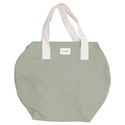 Canvas bag (Green, White) from Octobre Éditions