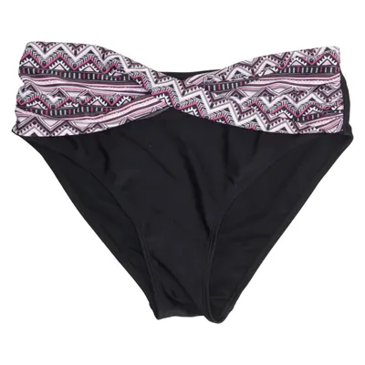 Bas de bikini (Noir, Multicolore) de Shekini Élasthane, Polyamide