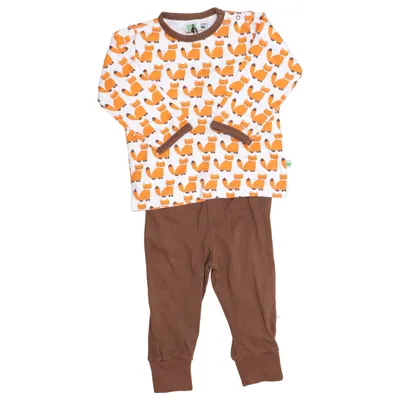 Set (Vit, Orange, Brun) från Sture & Lisa Ekologisk bomull