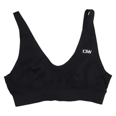 Sports bra (Black) from ICIW Elastane, Polyamide