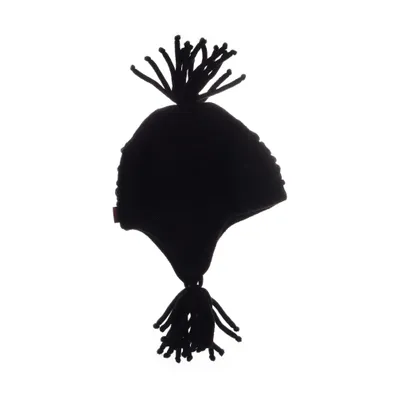 Chapeau de trappeur (Noir) de Grizzly Acrylique, Polyester, Laine
