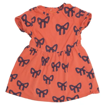 Kleid (Orange, Blau) von Mini Rodini Baumwolle, Elasthan