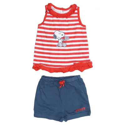 Set (Röd, Vit, Blå) från Zara x Peanuts Bomull